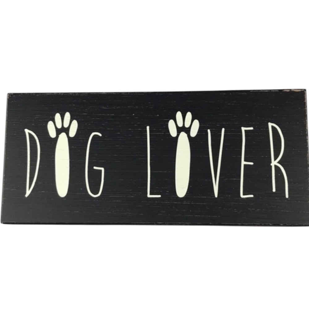 Sixtrees, ‘Dog Lover’ Large plaque.  7“x 15.5“. NWT